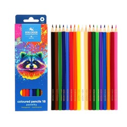 KOH-I-NOOR HARDTMUTH Coloured Hexagonal Pencil set of 18 pastelky